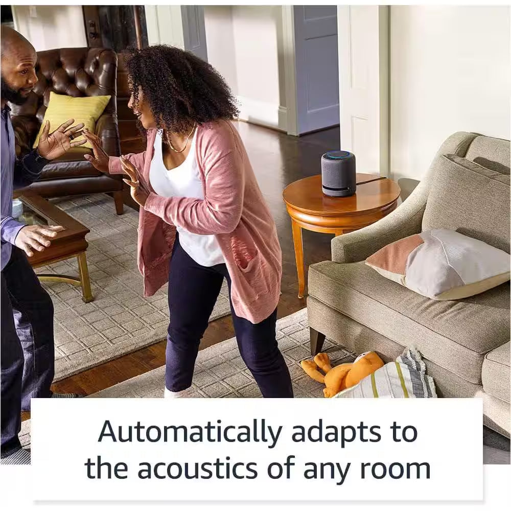 Echo Studio Smart Speaker with Alexa in Charcoal