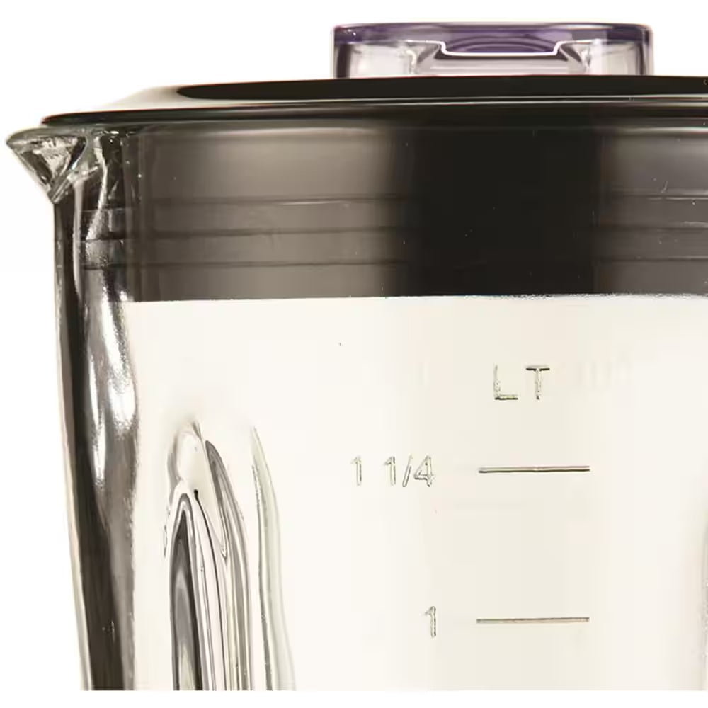 42-Ounce 12-Speed Electric Blender with Glass Jar in Black