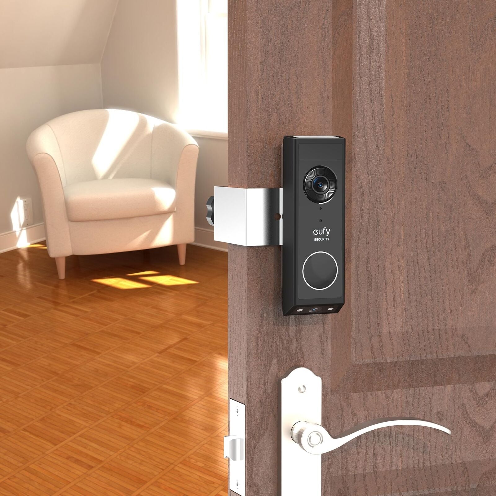 Anti-Theft Door Mount for Eufy Video Doorbell E340 Metal Mount Made of High-H...