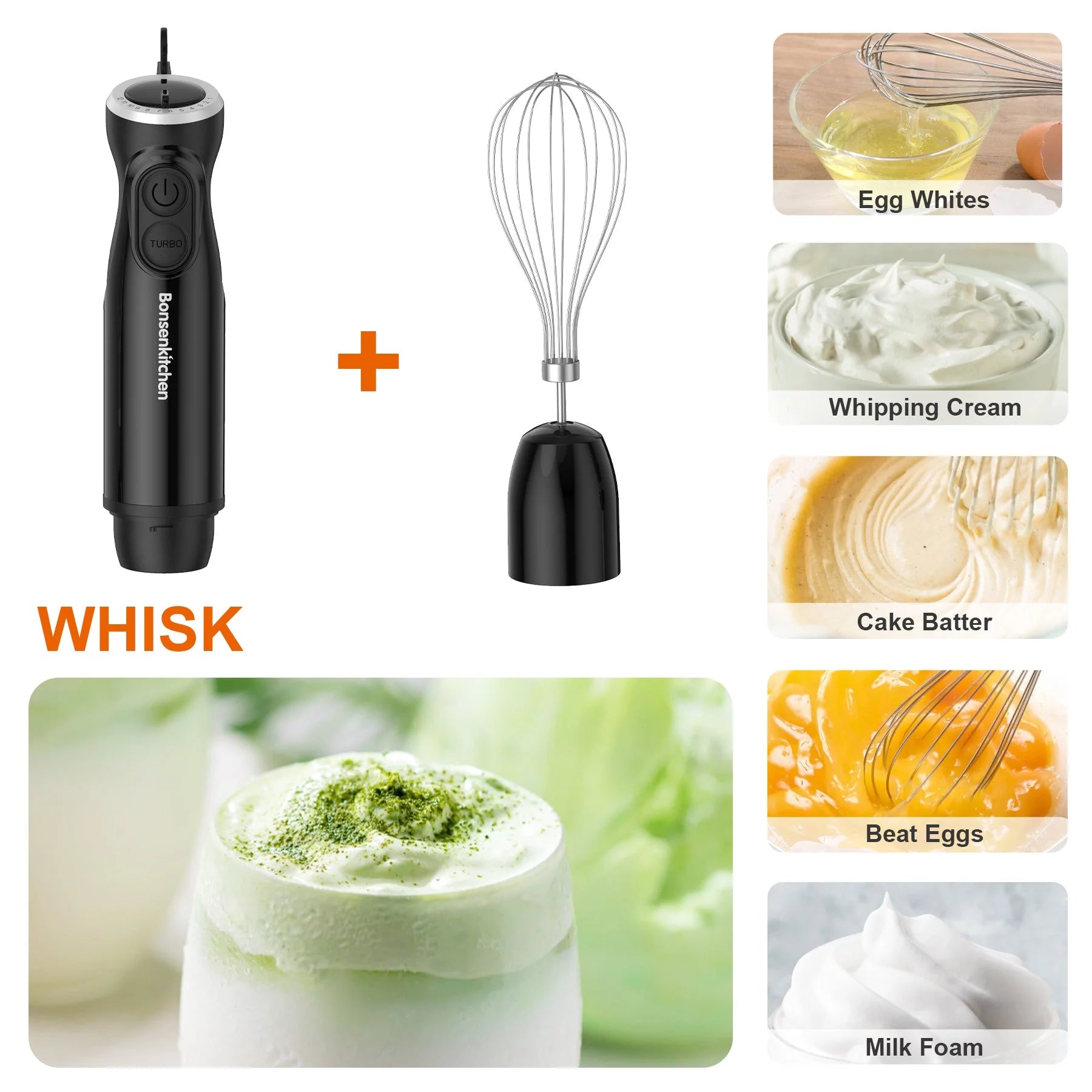 Immersion Blender, 12 Speed Hand Blender