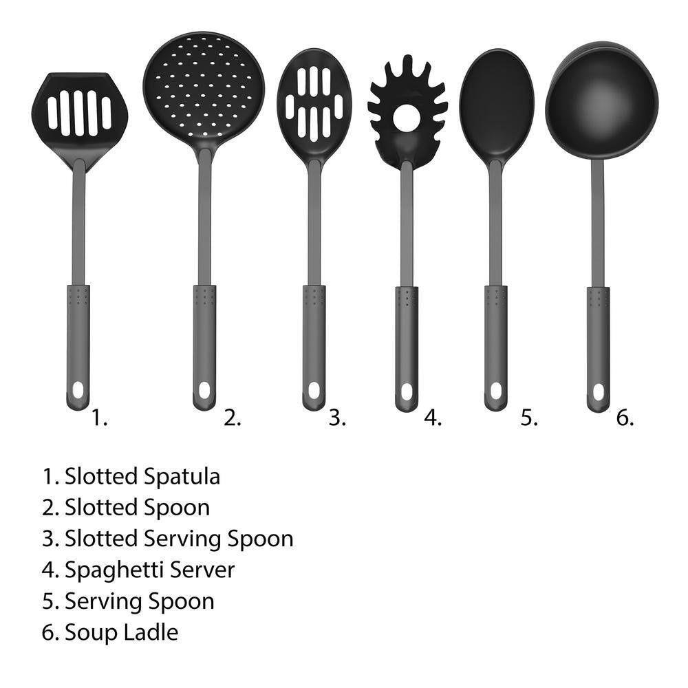 6-Piece Kitchen Utensil Set on Ring