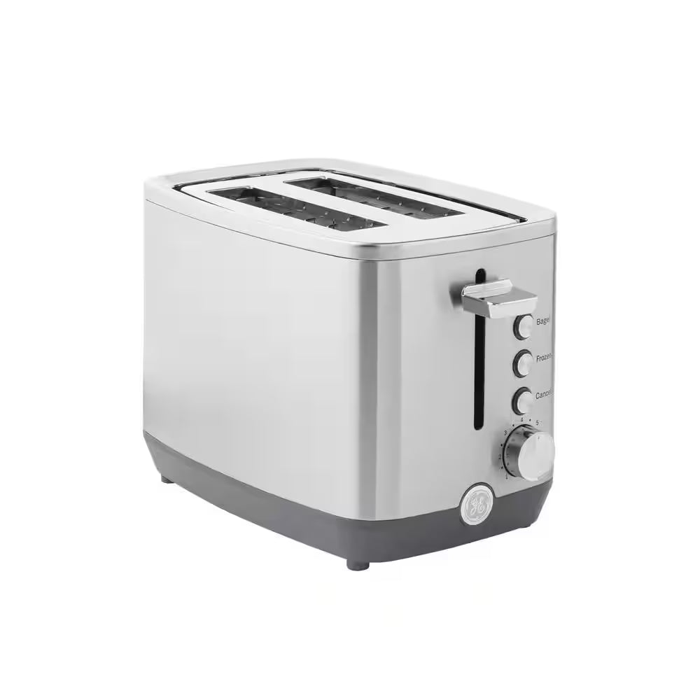 2-Slice Stainless Steel Wide Slot Toaster with 7 Shade Settings